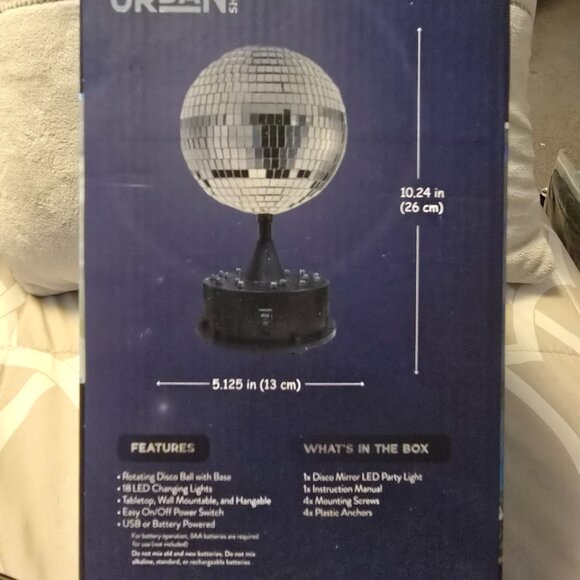 Disco Mirror Ball LED Party Light - Picture 5 of 5